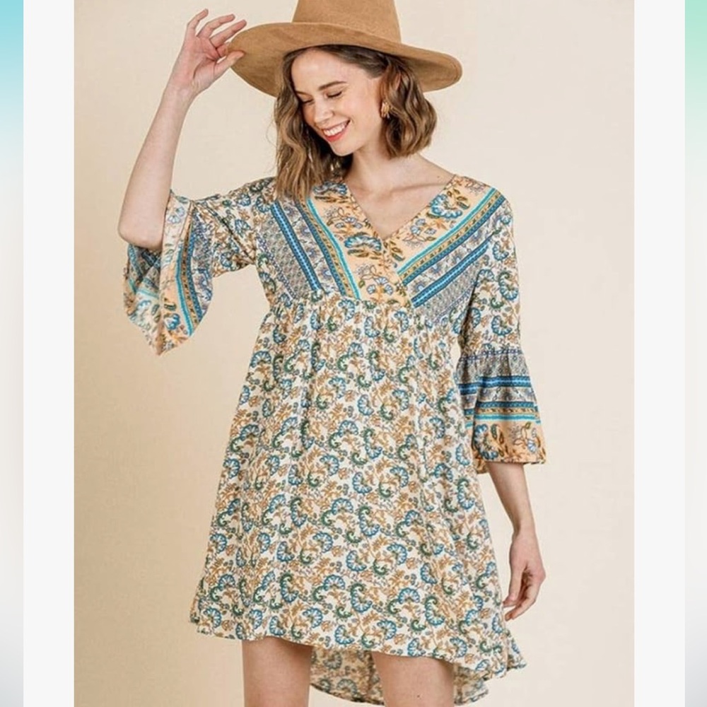 Umgee babydoll dress